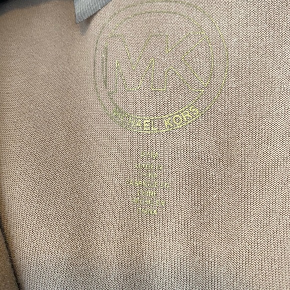 Velour Tracksuit Michael Kors 2 Piece Set in Camel Tan Color - Picture 6 of 9